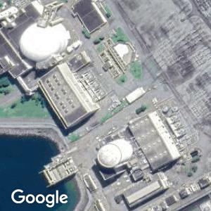 Imagem de satélite: Central Nuclear Almirante Álvaro Alberto - Angra 1 - Angra 2 - Angra 3 - Angra dos Reis/RJ