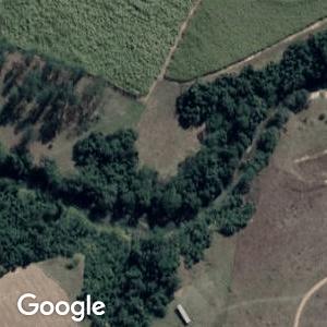Imagem de satélite: Sítio Arqueológico de Alice Boër - Rio Claro/SP