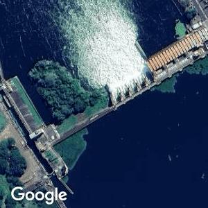 Imagem de satélite: Usina Hidrelétrica de Barra Bonita - Barra Bonita/SP